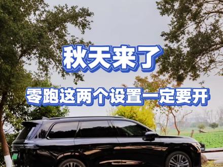秋天来了,零跑这两个设置一定要开#我的零跑生活