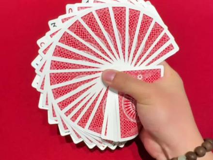 旋风开扇!教学! 非常炫酷的纸牌开扇手法!学会惊呆全场!#魔术#纸牌花式#魔术教学