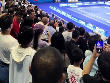 亚运会现场,女子武术长拳,中国澳门🏅️,奏国歌了#杭州第19届亚运会 #为大运健儿们加油 #比赛现场 #奏国歌 #