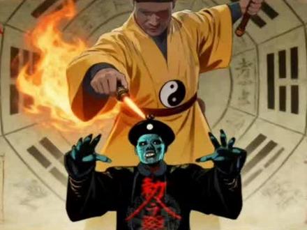 英叔封神,着明制衣物,打清朝僵尸,拍完戏大喊“杀青”