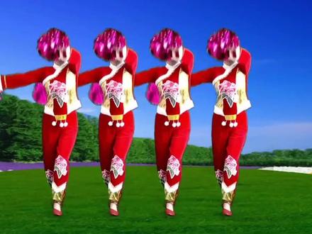 花球舞🔥《张灯结彩》正面演示#喜庆花球舞