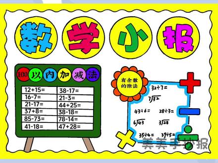 #二年级 数学手抄报有余数的除法 数学小报#数学手抄报 #有余数的除法手抄报#数学小报#二年级数学手抄报