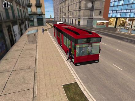 bus simulator:original(罗马线路) #游戏 #真实巴士停车模拟