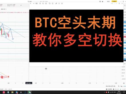 2023.8.1 BTC空头末期,教你多空切换 #btc #eth #加密货币