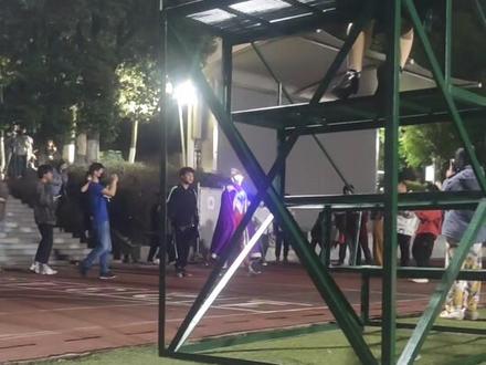 #奥特曼 在学校看到偶像了#湖北生物科技职业学院