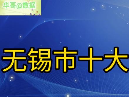 无锡市十大富豪,个个身价非凡,榜首真牛!