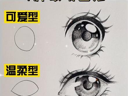 #动漫 画动漫不同性格要配不同类型的眼睛哦!还想看什么类型留言!#绘画教程 #二次元 #简笔画