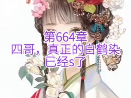 第664章,四哥,真正的白鹤染已经s了#已完结 #宝藏小说 #故事