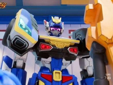 炫蓝闪电再次受伤#炫卡斗士W#炫蓝闪电W#坚角巨犀