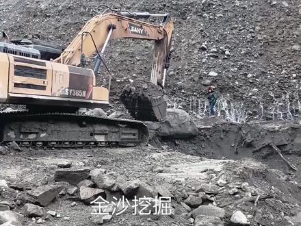 #现场实拍 沙金挖掘全过程