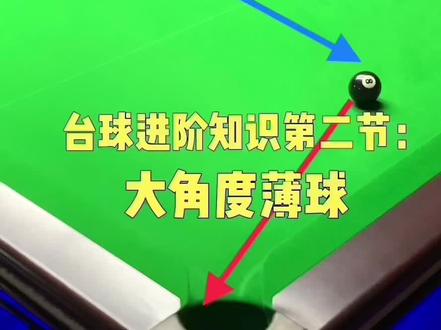 分享台球进阶知识第二节:大角度薄球!
用心从基础进阶讲起!记得【留关注】#台球是一种生活 #台球教学 #中式台球 #台球其实很简单