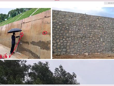 挡土墙的变形缝、伸缩缝和沉降缝的原理和关系 挡土墙作为道路的护坡,是连续布置的,并且是混凝土结构,热胀冷缩非常明显,需要隔一段设置一道伸缩缝,以补偿热胀冷缩所产生的变形避免开裂,同时由于挡土墙是连续布置,会出现不均匀沉降导致的沉降裂缝,所以需要隔一段设置一道沉降缝,在实际施工中常把伸缩缝和沉降缝设置在一起,以减少挡土墙的接缝,我们把这两种接缝统称为变形缝,所以变形缝=伸缩缝+沉降缝,挡土墙由上部的墙身和下部的扩大基础组成,变形缝在挡土墙上是上下贯穿的,这样才能保证挡土墙自由的伸缩和沉降互不干扰,如果墙身和基础上下接缝错开,会相互干扰无法实现伸缩和沉降,更多2025年一级建造师市政课程,关注蜗牛市政#2025年一建市政 #2025年一级建造师市政 #挡土墙 #变形缝 #伸缩缝 #沉降缝