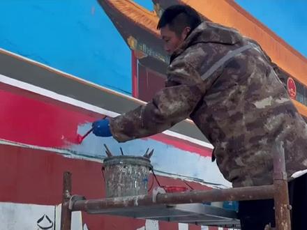 一支笔一面墙,把天安门“搬”进商丘小村庄#吴承言