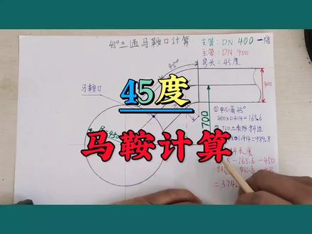 一个0.414 一个1.414它们有什么关系#管道#管工#马鞍口