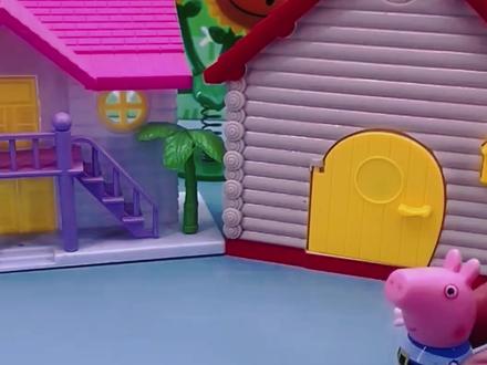 小猪佩奇玩具故事,挖掘机恐龙玩具#创作灵感#小猪佩奇#挖掘机#奥特曼#熊大#恐龙#儿童#玩具#动画#亲子#益智