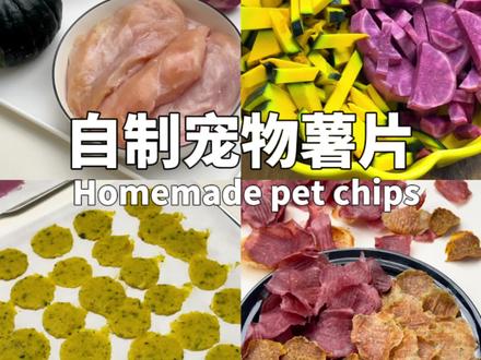 自制宠物零食|这是一款狗狗也可以吃的薯片,酥酥脆脆的,而且方法特别简单#自制宠物零食 #狗狗零食 #自制狗饭 #宠物零食