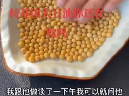 转基因大豆油对人体危害