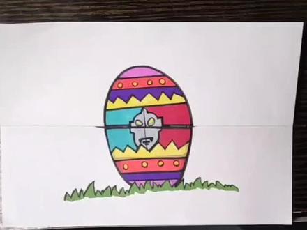 奥特曼奇趣蛋的乐趣,能感受到的惊喜#一起学画画