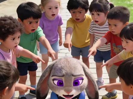 这样的朱迪兔你喜欢吗#动画 #动画片 #儿童动画 #疯狂动物城