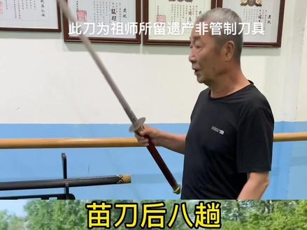静海太祖门苗刀与后八趟技法!#发扬传承精武精神