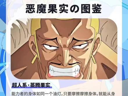 #海贼王 恶魔果实图鉴|超人系.蒸腾果实