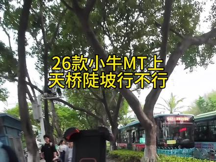 小牛26款MT 天桥爬坡测试!#小牛电动 #小牛MT #小电驴兜风