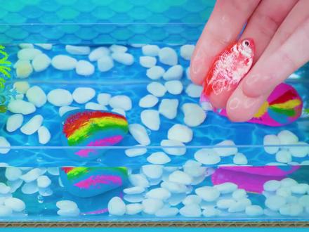 凯蒂猫黏土迷你屋太梦幻了!卧室+彩虹滑梯水族箱直接封神💗🌈🐠 #手工 #儿童手工 #手工DIY