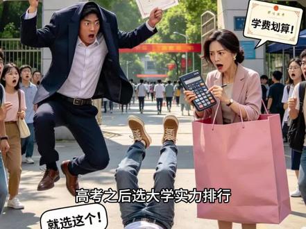大学生指南之高考之后选大学实力排行#高考 #报志愿 #原创 #内容过于真实 #青年创作者成长计划