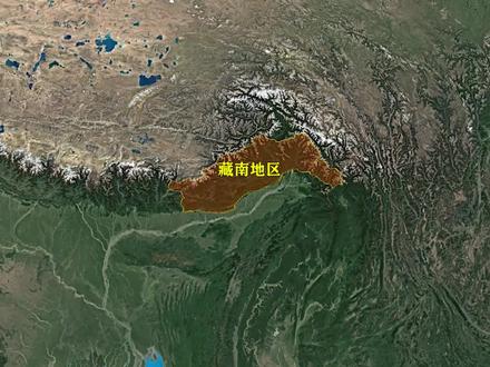 搞懂藏南地区和伪造的“麦克马洪线”,“塞外江南”如今发展怎样 #地理知识 #地理 #探索地球 #卫星地图