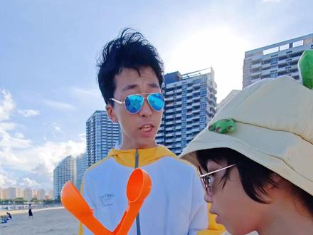 沙滩上的隐藏危险和警示旗帜 #儿童安全 #亲子教育 #涨知识