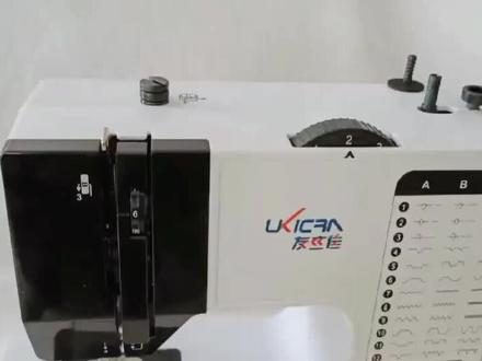友立佳家用缝纫机738穿线操作视频/装底线方法/带底线方法/绕线方法【完整版】