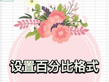 设置百分比格式#办公技巧 #上热门 #wps #excel教学 @DOU+小助手