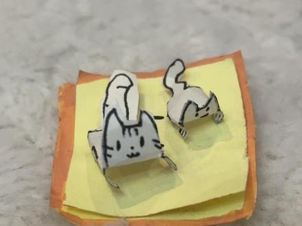纸片小猫
#手工
#纸片小猫
#小猫
#手工小猫