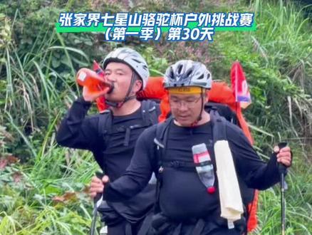 今天大王德妃不说话了,全力以赴👍 #张家界七星山 #乡乡嘴虎皮豆干 #张家界七星山骆驼杯户外挑战赛 #CAMEL骆驼 @户外道友(23号) #荒野道友