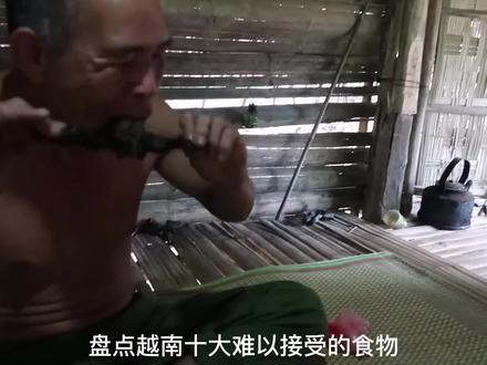 盘点越南十大难以接受的美食,第一个你就扛不住#美食推荐官 #美食制作 #美食 #干净卫生 #高端的食材往往只需要简单的烹饪 #荒野美食