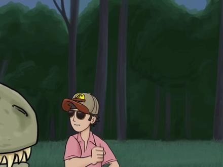 完了!他被恐龙盯上了 #恐龙 #动漫 #科普 #侏罗纪