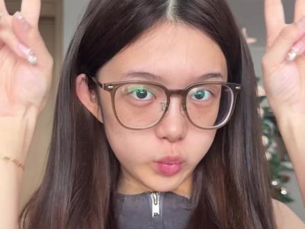 你的英来了!来看眼镜女6min变身女爱豆 #张元英 #Kpop #仿妆 #白菜对我笑 #妆教