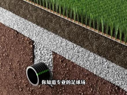 足球场不积水的秘密,都藏在这些细节里? #足球场 #足球 #足球的魅力 #球场故事 #足球场草坪