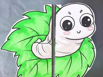 #创作灵感 原来蚕的成长是这样的?#蚕宝宝成长记 #育儿 #绘本 #启蒙早教