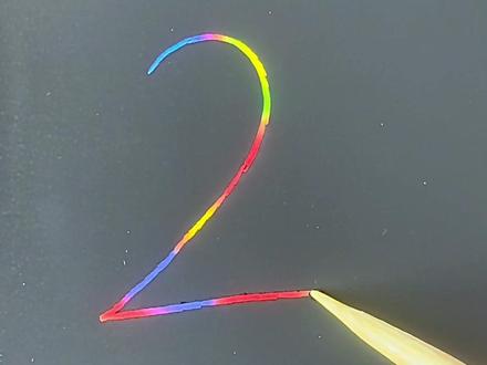 用数字23画啄木鸟#简笔画