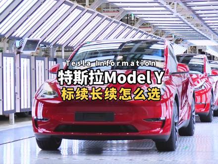 特斯拉Model Y标续长续怎么选?一条视频告诉你!#特斯拉 #modely #model3 #新能源领航计划 #抖音汽车