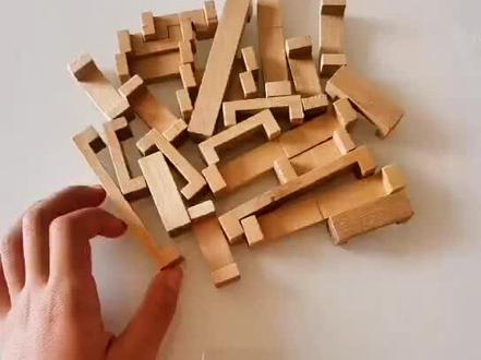 #鲁班锁玩具 --小朋友动手操作