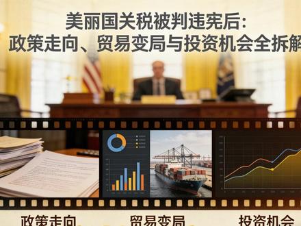 美丽国关税被判违宪,真的会彻底取消吗?90% 的人都猜错了 政策走向、贸易变局与投资机会拆解#关税 #全球贸易 #财经热点 #股民交流