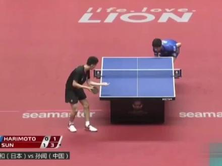 输出全靠吼!小将孙闻零封国乒劲敌张本智和