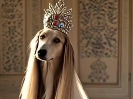 高贵犬种 阿富汗犬 #萌宠