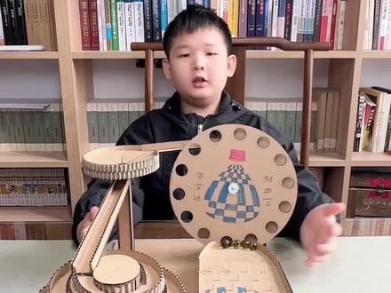 自制电动过山车#木制玩具 #手工作业 #科技小制作