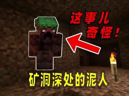 我的世界:玩家在矿洞发现了一个黑影,那会是什么? #mc不灭 #我的世界 #我的世界诡异故事 #一定要看到最后