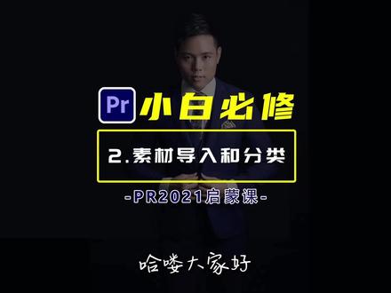 【pr基础教程】素材导入和分类#pr #pr教程 #pr入门