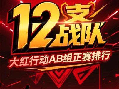 抖音第二届大红行动AB组正赛打完,12支战队从夯到拉排行 #抖音大红行动 #三角洲行动 #我在抖音聊大红行动 #比赛 #大红杯