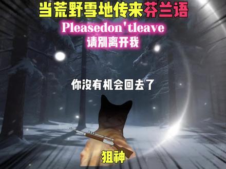 当荒野地传来芬兰语#猫meme#西蒙海耶 #音乐分享